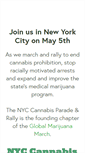 Mobile Screenshot of cannabisparade.org